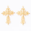 Zinc Alloy Cross Charm Pendant No.253470 for DIY Necklace Bracelet Jewelry Making view 4