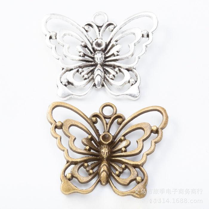 Zinc Alloy Butterfly Charm Pendant No.289144 for DIY Necklace Bracelet Jewelry Making