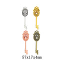 Zinc Alloy Crown Key Charm Pendant No.533081 for DIY Necklace Bracelet Jewelry Making view 1