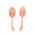 Zinc Alloy Crown Key Charm Pendant No.533081 for DIY Necklace Bracelet Jewelry Making view 4