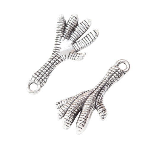 Zinc Alloy Eagle Claw Charm Pendant No.570551 for DIY Necklace Bracelet Jewelry Making