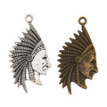 Zinc Alloy Human Head Charm Pendant for DIY Necklace Bracelet Jewelry Making view 4
