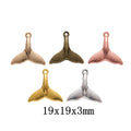 Zinc Alloy Whale Tail Charm Pendant No.850168 for DIY Necklace Bracelet Jewelry Making view 1