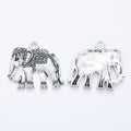 Zinc Alloy Elephant Charm Pendant No.432074 for DIY Necklace Bracelet Jewelry Making view 2