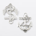 Zinc Alloy Anchor Charm Pendant No.881012 for DIY Necklace Bracelet Jewelry Making view 2