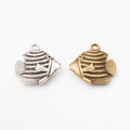 Zinc Alloy Fish Charm Pendant No.665466 for DIY Necklace Bracelet Jewelry Making view 4