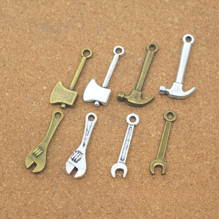 Zinc Alloy Tools Charm Pendant for DIY Necklace Bracelet Jewelry Making