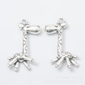 Zinc Alloy Giraffe Charm Pendant No.185245 for DIY Necklace Bracelet Jewelry Making view 2