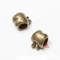 Mixed Motif Large Hole Antique Bronze Metal Beads Craft Beads view 9