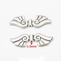 Angel Wing Metal Spacer Beads in 6 Distinct Designs view 9