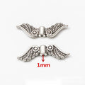 Angel Wing Metal Spacer Beads in 6 Distinct Designs view 7