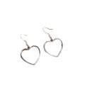 Sweet Hollow Geometric Heart Alloy Drop Dangle Earrings For Women Gold Silver Elegant Earrings view 5