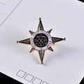 British College Style Star Medal Brooch Pin, Versatile Sweater Shirt Accessory For Men view 1