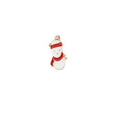 Korean Christmas Santa Claus Snowflake Bell Enamel Alloy No Piercing Clip On Ear Cuff Earrings view 5