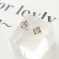 Elegant 9 Pair Set Pearl Rhinestone Crystal Round Ball Stud Earrings for Women Minimalist Alloy Earrings view 4