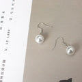 Elegant Korean Style Simulated Pearl Dangle Hook Alloy Ear Jewelry Fashion Earrings view 3