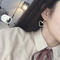 Korean Hot Selling Creative Geometric Tassel Stud Earrings Fashion Long Statement Earrings view 4