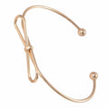 Sweet Fresh Korean Style Open Bangle Bracelet For Women, Bowknot Student Fashion Hand Jewelry view 5