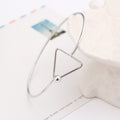 Korean Minimalist Geometric Bracelet For Women Classic Simple Versatile Fashion Bangle view 5