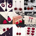 Korean Plush Pom Pom Stud Earrings, Simple Soft And Firm Fur Ball Earrings In Multiple Colors view 2