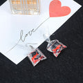 Cute Goldfish In Transparent Water Bag Resin Alloy Hook Dangle Earrings view 4