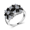 European American Women's Ring With Cubic Zirconia And Synthetic Gemstone Gift Jewelry view 7