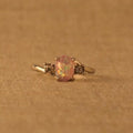 European Opal Ring For Women Platinum Plated Alloy Diamond Jewelry view 6