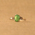 European Opal Ring For Women Platinum Plated Alloy Diamond Jewelry view 4
