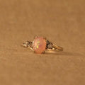 European Opal Ring For Women Platinum Plated Alloy Diamond Jewelry view 7