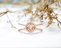 Creative Cross Line Women Ring With Cubic Zirconia, Copper Rose Gold Plated Fashion Jewelry view 2