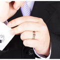 European Luxury Hollow Ring For Men And Women, Fashion Copper Rose Gold Plated Jewelry view 3