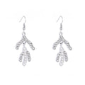 Elegant Korean Style Pearl Studs With Geometric Rhinestone Zircon Alloy Circle Dangle Earrings view 5