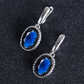 Vintage Luxury Women's Drop Earrings With Large Zircon Stones, Simple Elegant Party Jewelry view 4