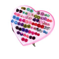 Korean Style Resin Rose Flower Studs Colorful Resin Floral Hypoallergenic Pin Fashion Earrings view 2