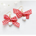 Pink Tassel Dangle Stud Earrings For Women, Sweet Minimal Fresh Long Ear Hook Jewelry view 4