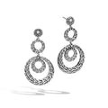 European American Vintage Long Drop Earrings For Women Exaggerated Figure Eight Party Jewelry view 1