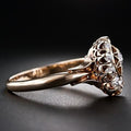 Vintage Luxury Star And Moon Ring, Elegant Women's Zircon Hand Jewelry Accessory view 3