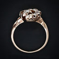 Vintage Luxury Star And Moon Ring, Elegant Women's Zircon Hand Jewelry Accessory view 4