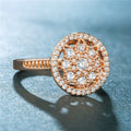 Luxury Full Star Zircon Ring For Women, Elegant Proposal Engagement Gift Finger Jewelry view 4
