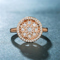 Luxury Full Star Zircon Ring For Women, Elegant Proposal Engagement Gift Finger Jewelry view 2