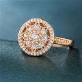 Luxury Full Star Zircon Ring For Women, Elegant Proposal Engagement Gift Finger Jewelry view 3