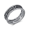 Creative Hollow Texture Couple Rings, Unisex Micro Pave Zircon Hand Jewelry Accessories view 6