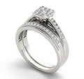 Fashion Zircon Couple Rings For Engagement Matching Wedding Bands Cross Border Jewelry view 2
