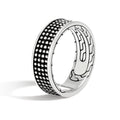 Vintage Unisex Ring With Creative Polka Dot And Inner Engraved Pattern Fashion Finger Jewelry view 1