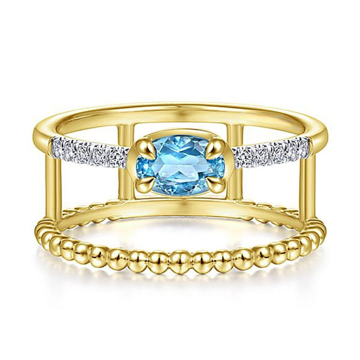 Simple Geometric Micro Pave Zircon 18K Gold Plated Ring, Personalized Fashion Jewelry Accessory