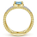 Simple Geometric Micro Pave Zircon 18K Gold Plated Ring, Personalized Fashion Jewelry Accessory view 4