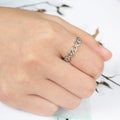 Minimalist Hollow Figure Eight Wrap Ring For Women, Fashion Personality Finger Jewelry Accessory view 4