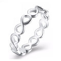 Minimalist Hollow Figure Eight Wrap Ring For Women, Fashion Personality Finger Jewelry Accessory view 1