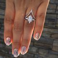 Alloy Micro Pave Zircon Women Ring European Fashion Jewelry Style view 2