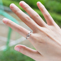 Simple Creative Figure Eight Alloy Silver Plated Ring Jewelry Accessory view 3